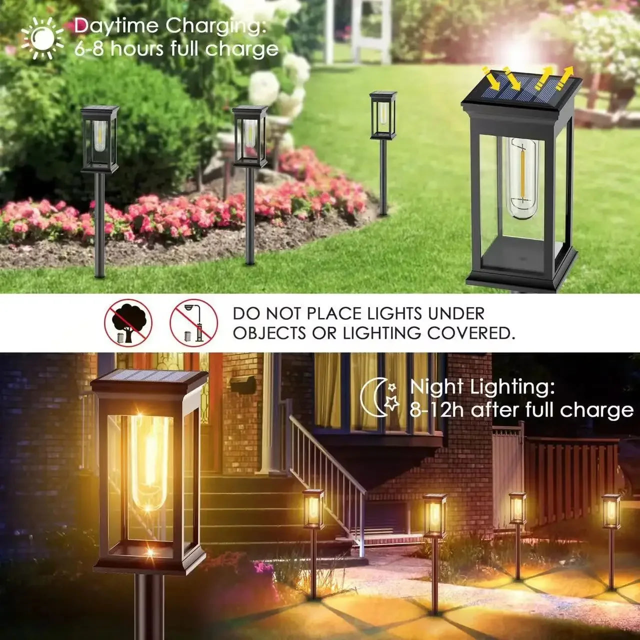 Solar Led Light Waterproof IP65 Garden Decorative Lamp Landscape Zpaxo