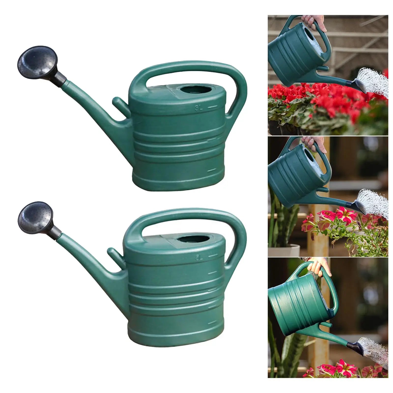 Watering Pot Home Garden Watering Can with Sprinkler Head Long Spout for Plants Pot Farmhouse Planting House Flower Backyard Zpaxo