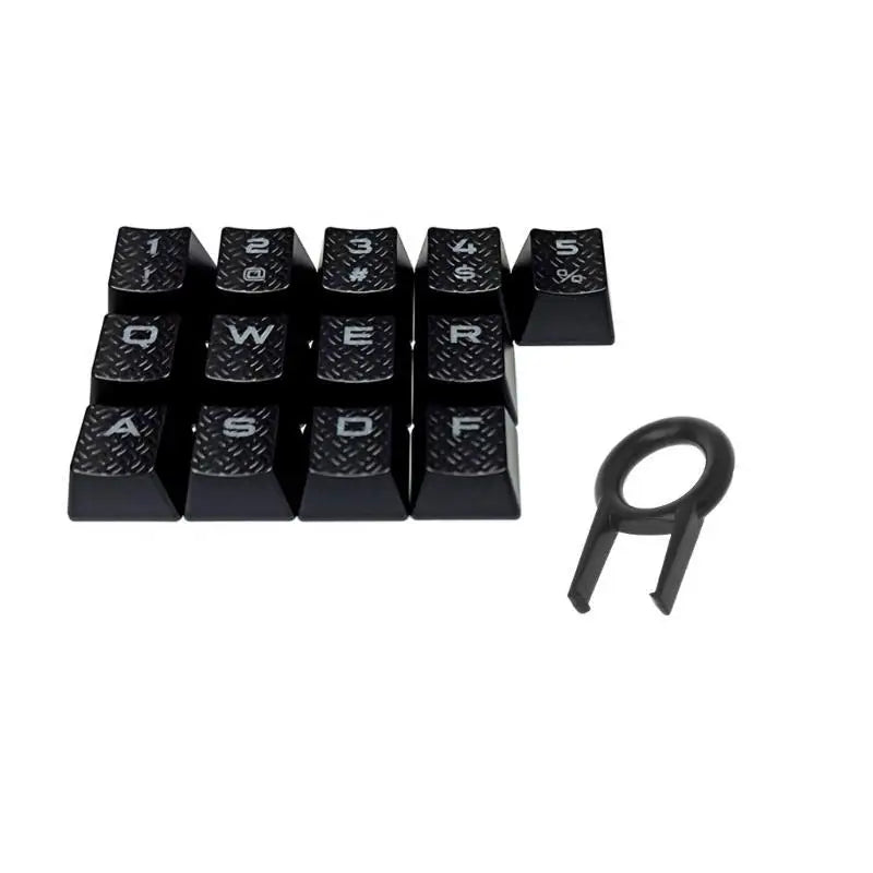 652F 13PCS ABS Backlit Keycaps OEM Profile for Mechanical Keyboard DIY Best for Gamer Zpaxo