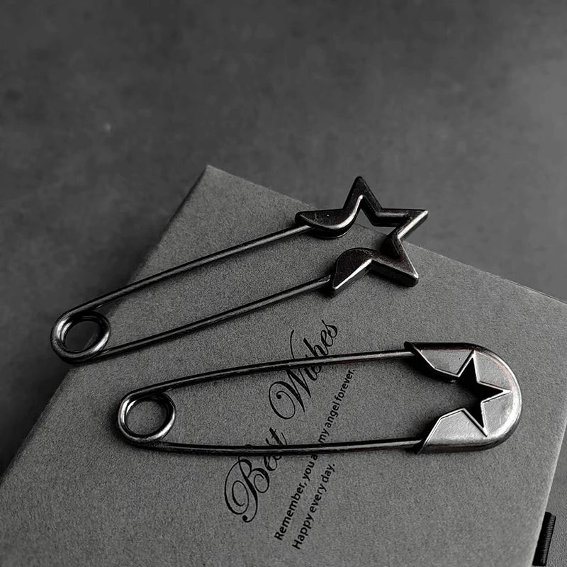 Retro Large Metal Safety Pin – Zinc Alloy for Jeans & Scarves