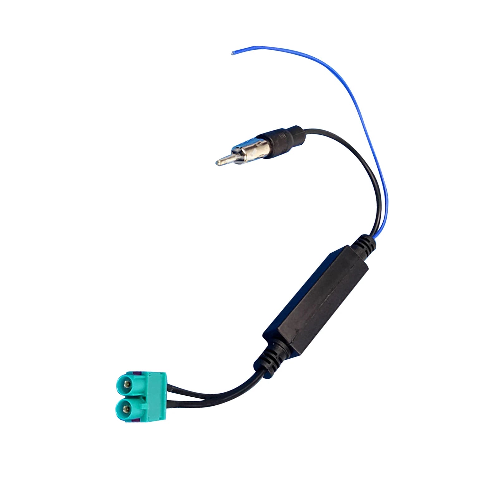 Car Dual FAKRA RF Radio Antenna Adapter Amplifier Volkswagen Head