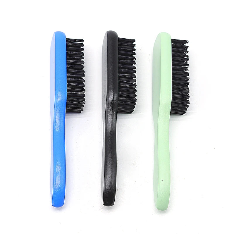 Custom Men Shaving Brush Hard Nylon Bristle Wood Beard Brush Grooming Beard Wood Comb Beard Wooden Handle Men Beard Comb Zpaxo