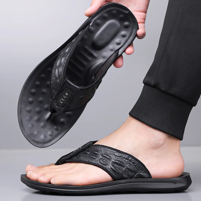 Men's Slippers Comfortable Lightweight Soft Sole Casual Slides Indoor