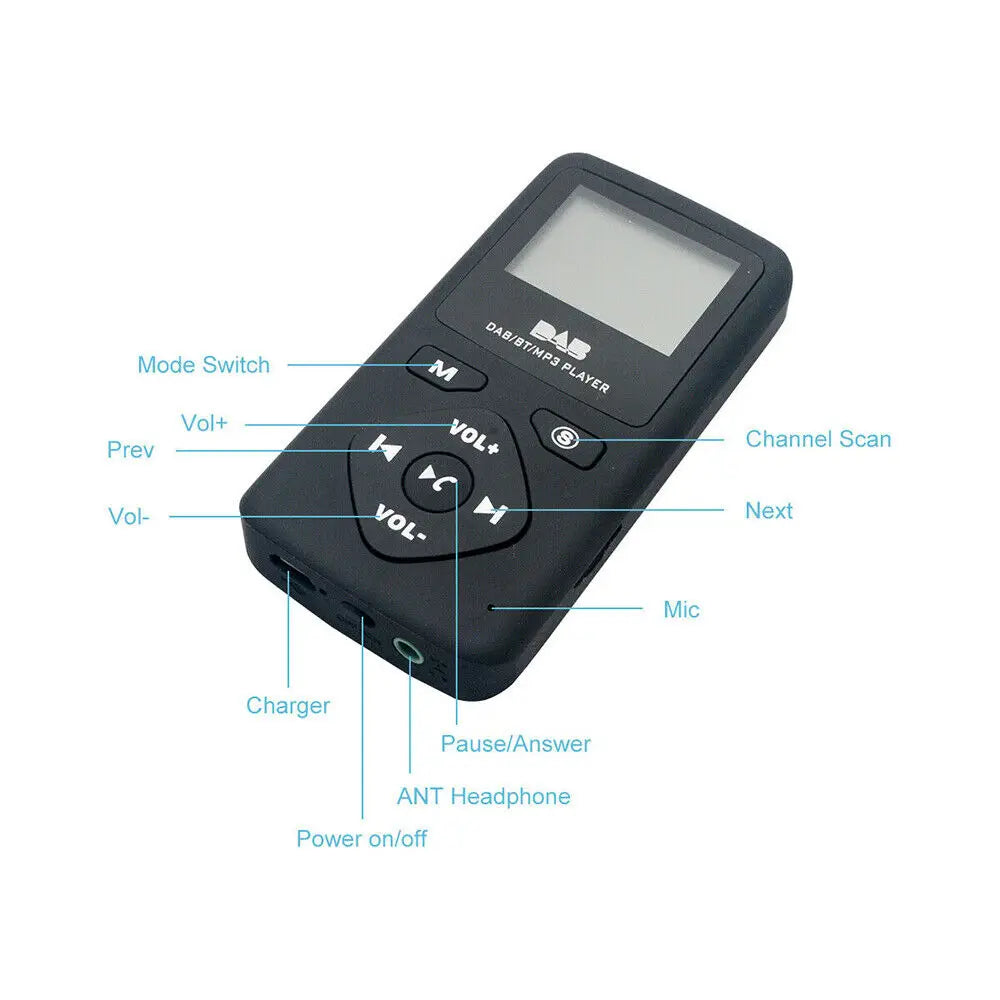 Portable Radio Micro-USB Personal Pocket MP3 Player Digital P7 Mini