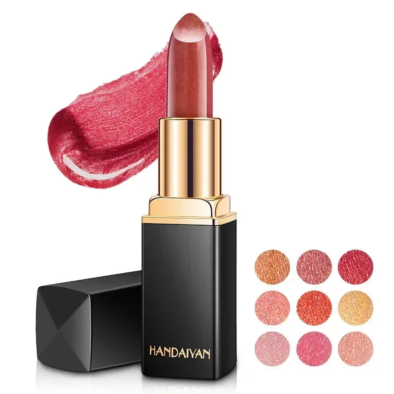 Professional Lips Makeup Waterproof Shimmer Long Lasting Pigment Nude Zpaxo