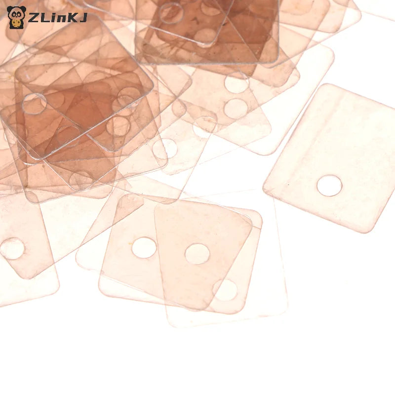TO-220 Mica Insulation Pad Heat Pads Silicone Sheet Zpaxo