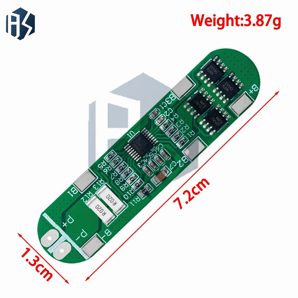 4S 12A Li-ion BMS Board 14 8V Discharge 16 Charging Fits 3 7V 18650 Zpaxo