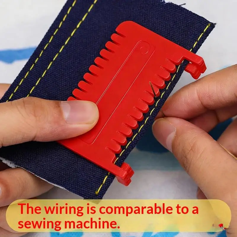 Sewing Placement Guide Template for Consistent Lines Precision Spacing Tool for Fabric Crafts Zpaxo