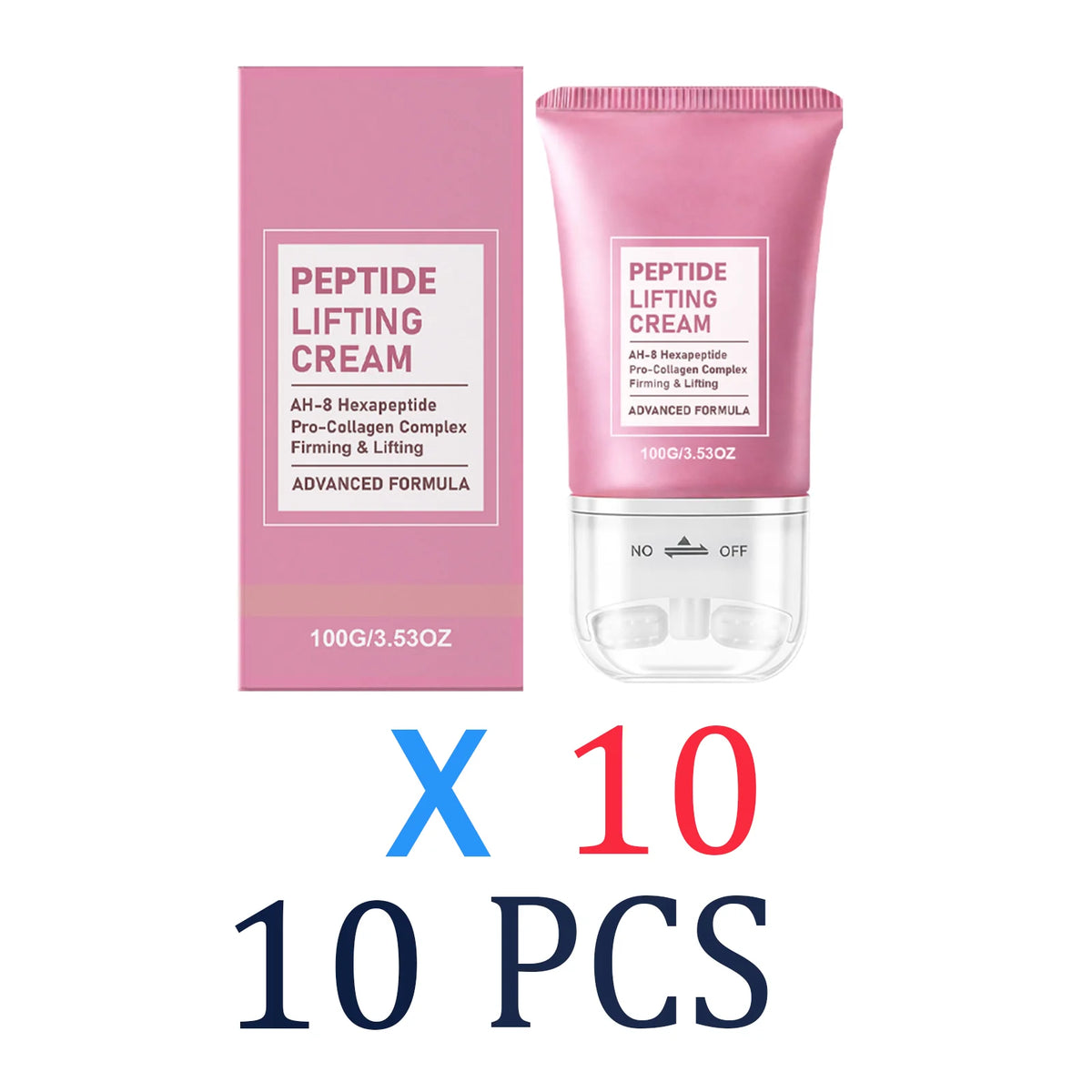 Neck Roller Care Cream Massager Firming Smoothing Moisturizer Gentle Nourishing Long Lasting Hydration Body Care 100g Zpaxo 10 Pcs