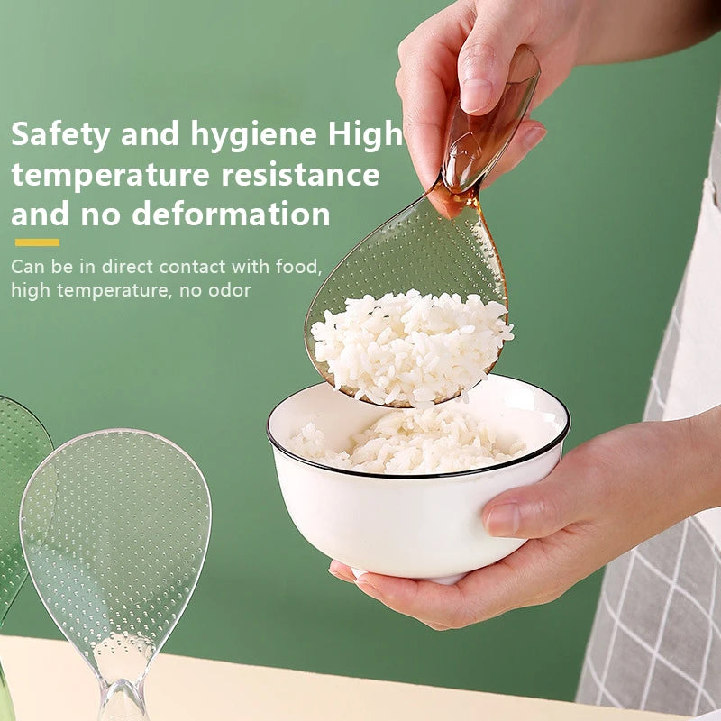 Non-Stick Vertical Stand Rice Spoon – Heat Resistant Scoop