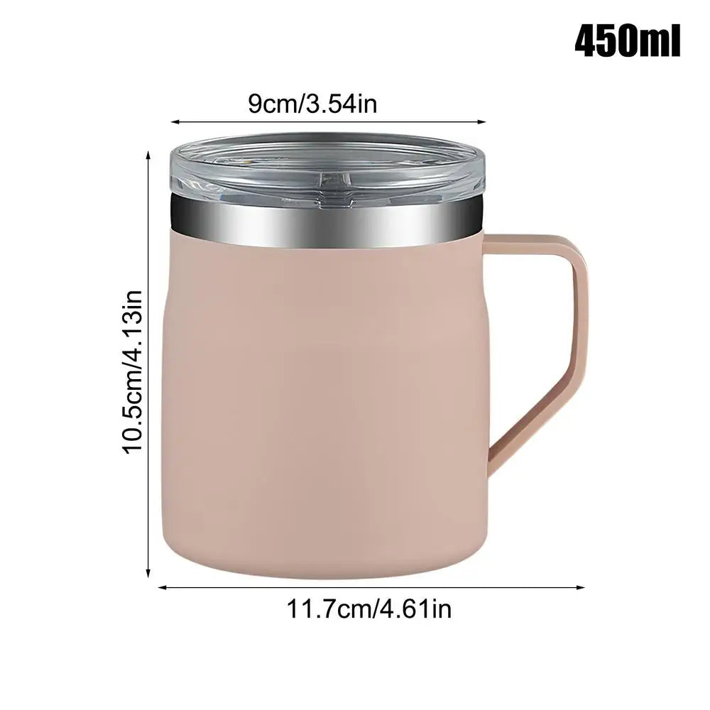 Stainless Steel Coffee Mug Travel Tumbler Insulated Mugs Office
