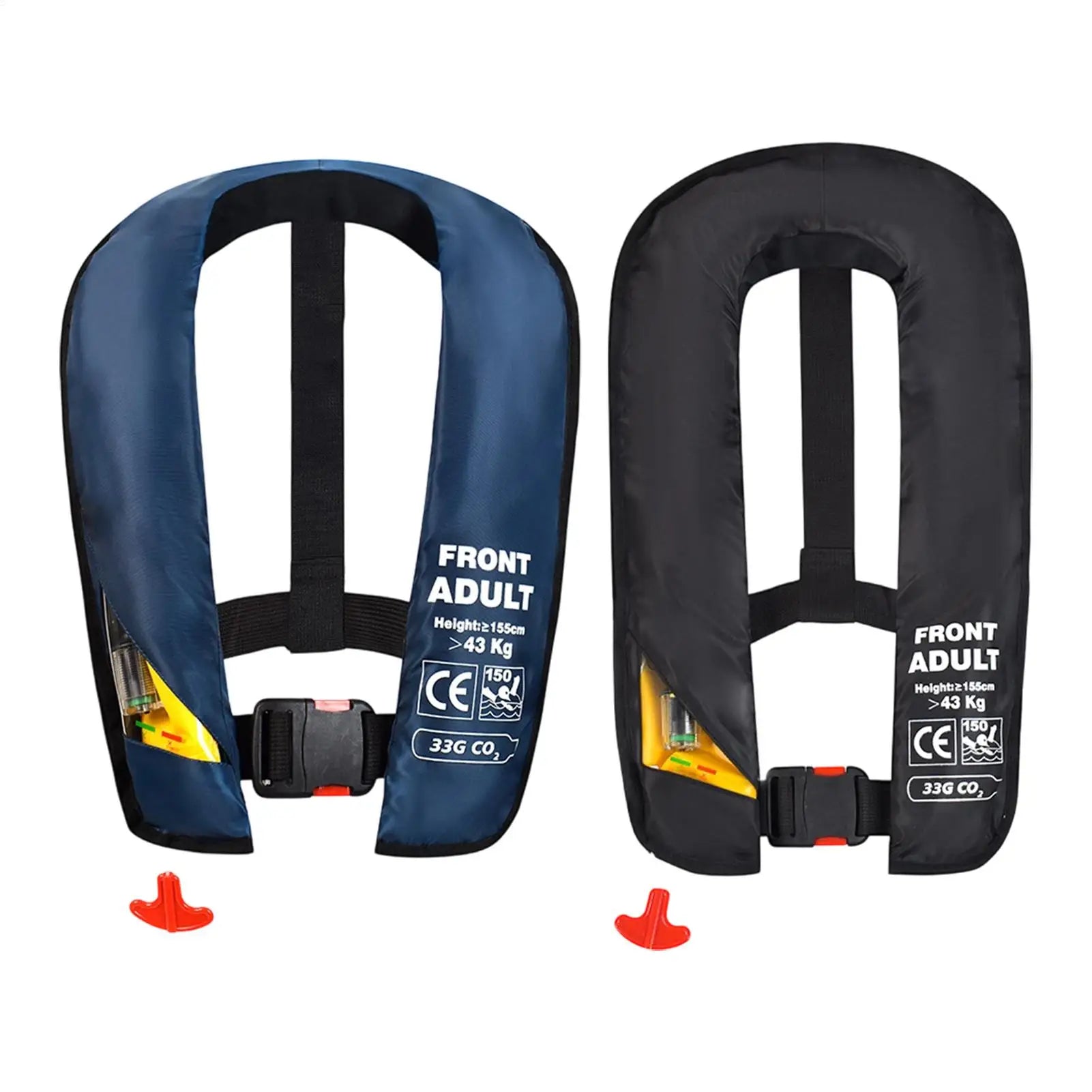 Inflatable Life Vest Self-inflating Swim Jackets Compact Snorkeling