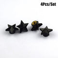 Pentagram Tire Valve Stem Caps 4-Pack – Universal Dust Covers