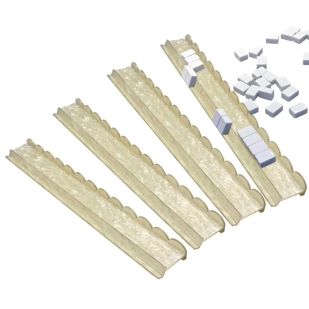 Mahjong Tile Racks And Pushers Acrylic Scalloped Magnetic Mah Jongg Pushers For Women Men Retirees Beginners Home Game Night Zpaxo A China Mainland