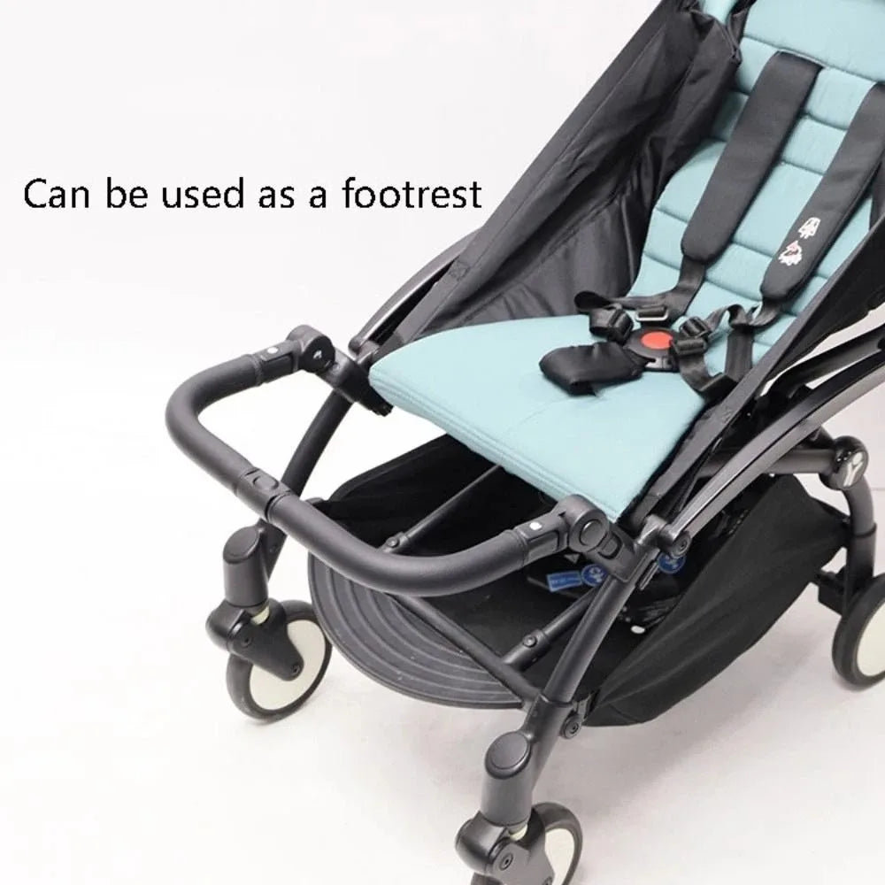 PU Cover Handle Baby Stroller Accessories Handlebar Stroller Fence Armrest Bumper Bar EVA Solid Color Pushchair Front Bumper Zpaxo