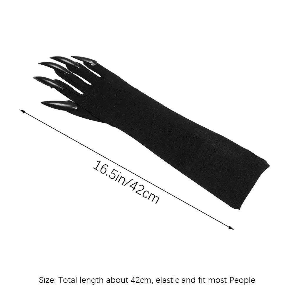 Halloween Cosplay Gloves Long Fingernail Party Props Monster Claws