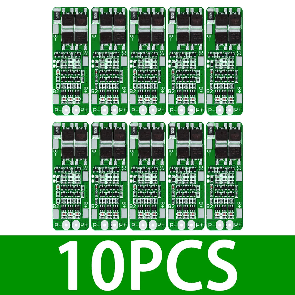 3S 12 6V 15A BMS Charger Module 18650 Li-ion Lipo Batteries Zpaxo 10pcs