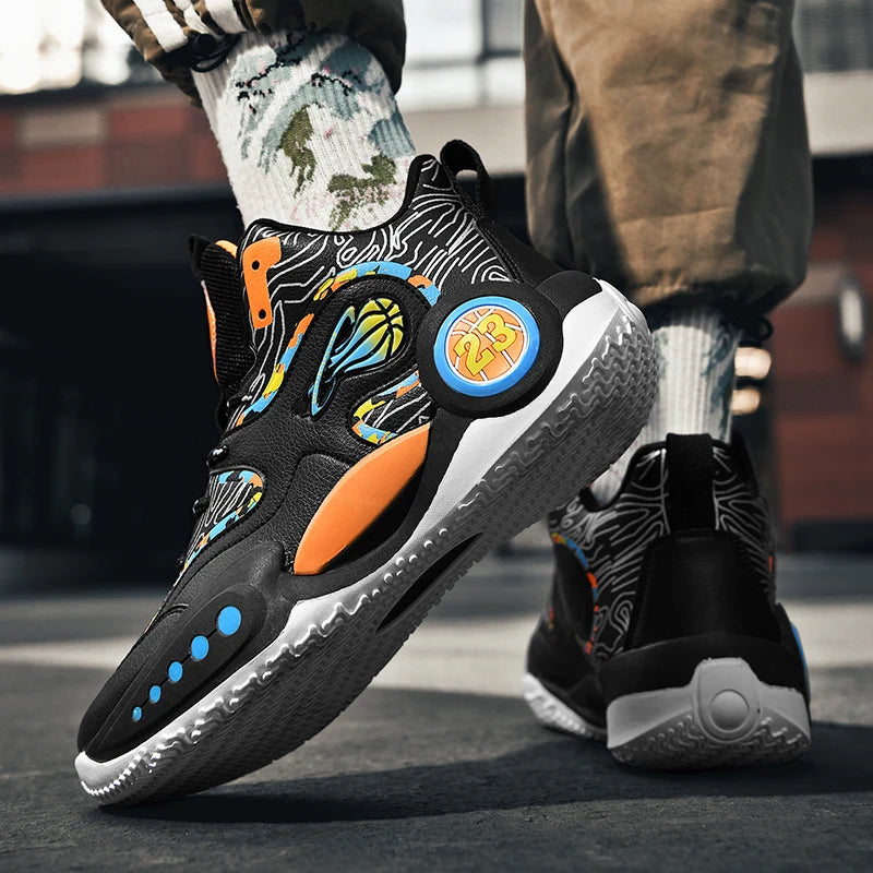 Men's Basketball Shoes Breathable Cushioning Non-slip Wearable Runing