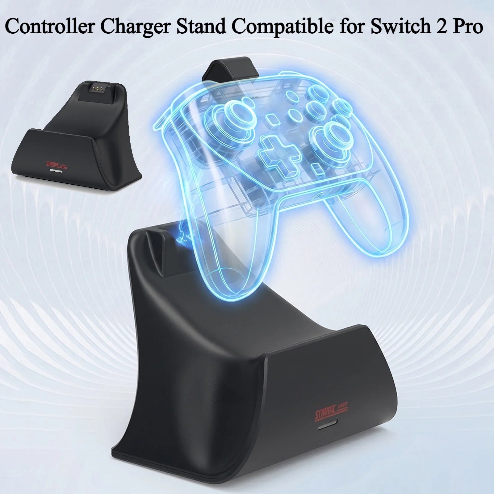 Controller Charger Stand Compatible Switch 2 Charging Dock Base W LED