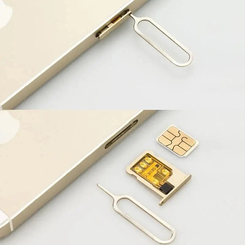 1 10 50 Universal Anti-lost Sim Card Pin Eject Needle Remover Iphone Zpaxo