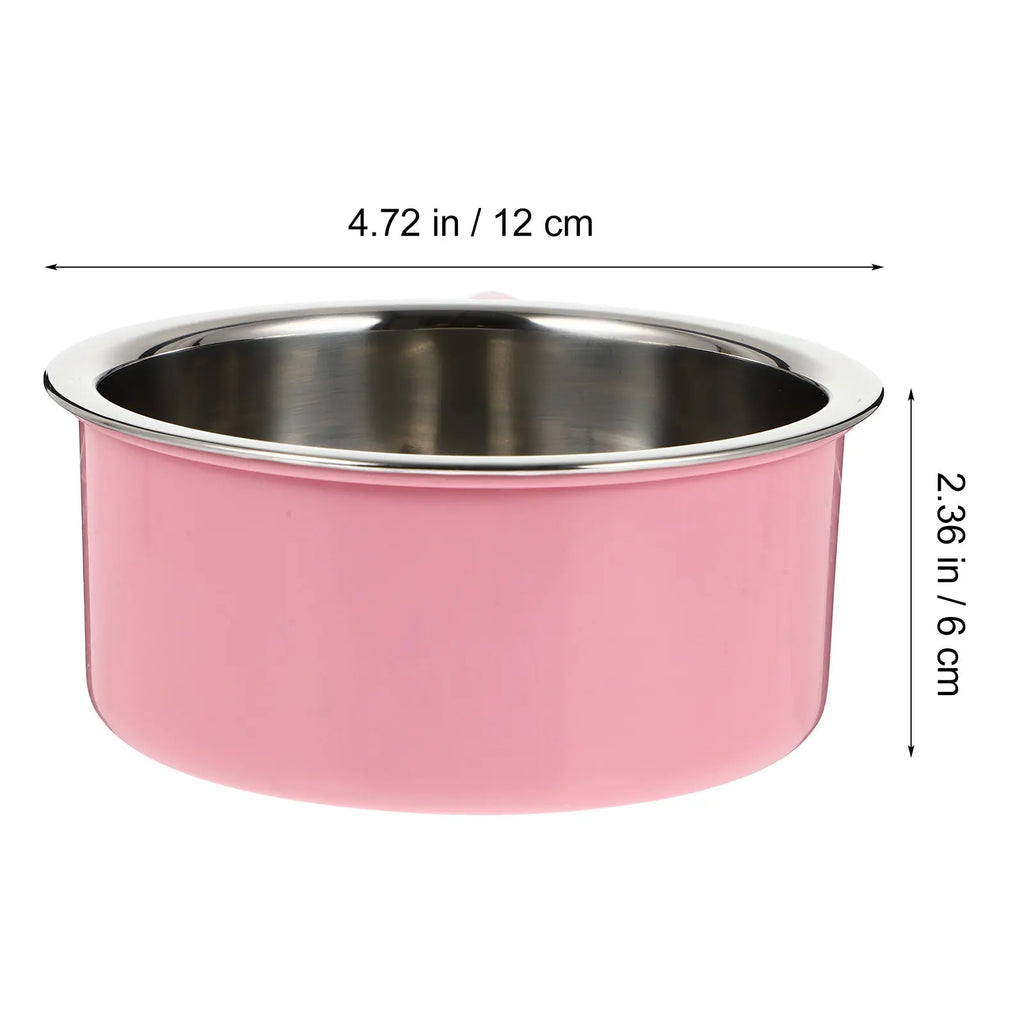 Stainless Steel Pet Bowl Dog Cat Hanging Feeder Non-overturn Unique