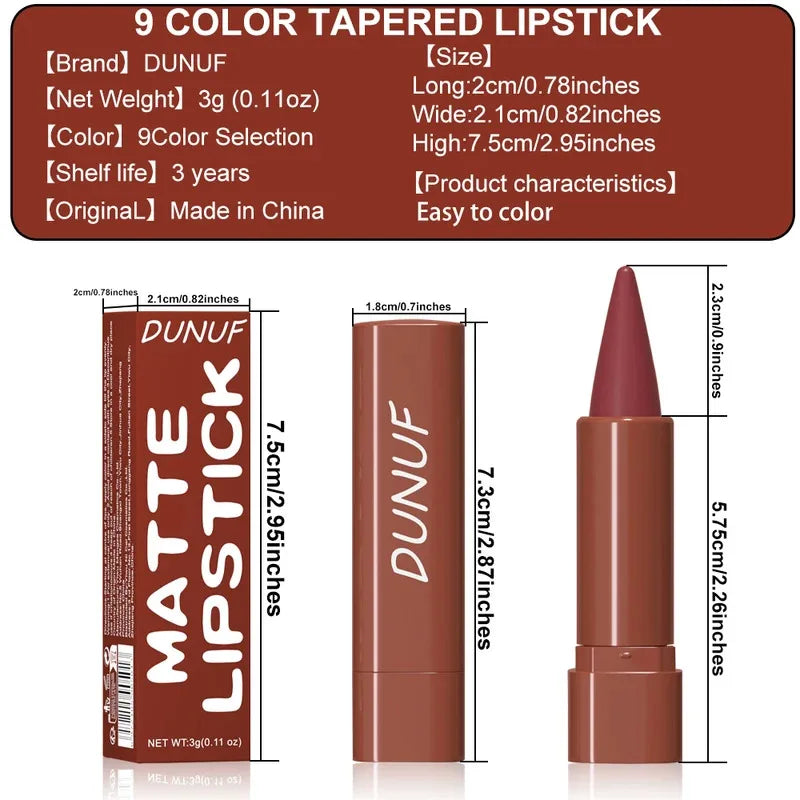 Gradient Lip Liner Pen with Matte Velvet Finish Smooth Application Lipstick for Defined and Elegant Lips Zpaxo