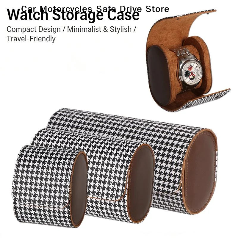 Watch Roll Travel Case-1 2 3 Slot Storage Organizer-secure Innovative