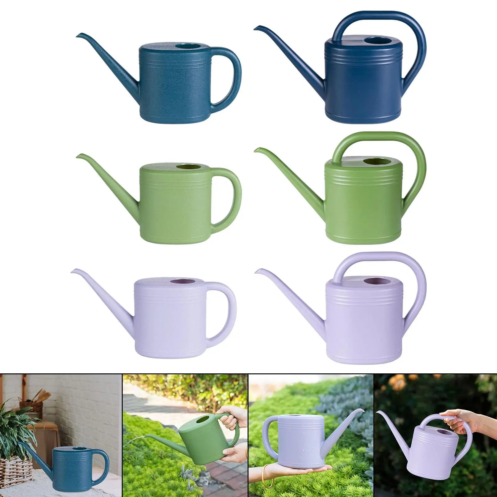 Watering Can Household Practical Modern for Home Office Saving Effort Lightweight Ergonomic Handle Watering Pot Easy to Use Zpaxo
