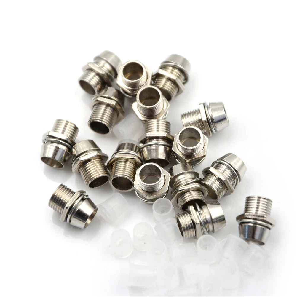 Copper Light Emitting Diode LED Holder Mount Panel Display Thread