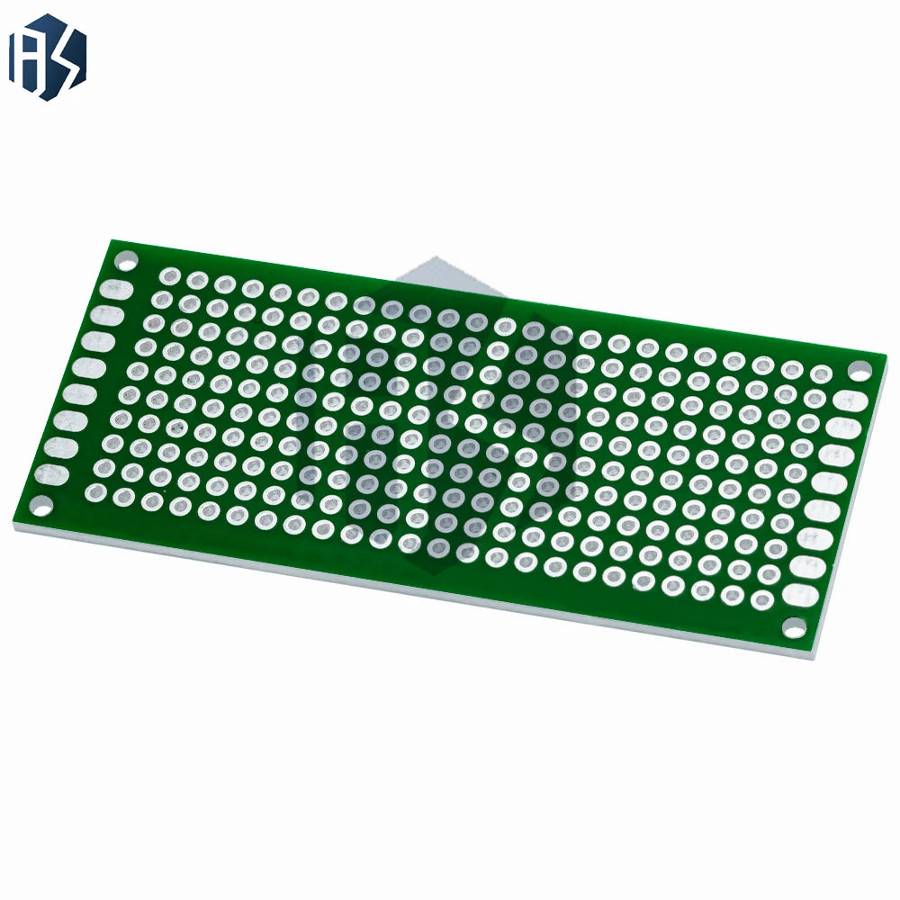 FR4 Double-sided Prototype PCB 3x7cm Universal DIY Circuit Board Green Zpaxo