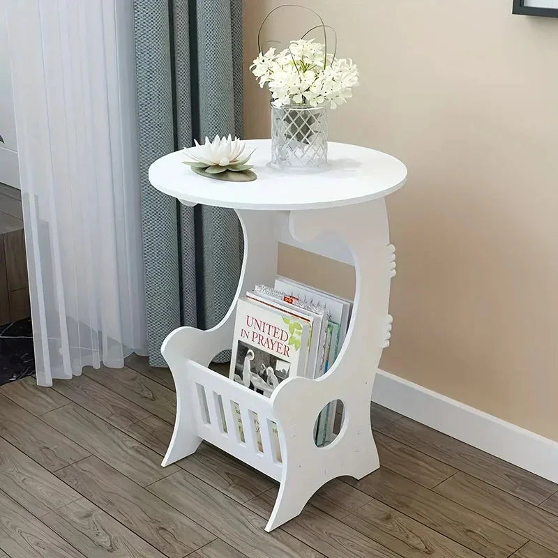 Mini Round Table Bedside Bedroom Furniture Modern Minimalist