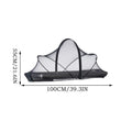 Bassinet Cover Bassinet Netting Cover Breathable Foldable Mesh For Rocking Cradle Stroller Playard Toddler Hammock Small Spaces Zpaxo black United States
