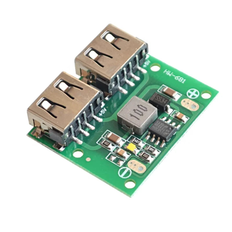12V/24V to 5V dual USB socket 3A DC-DC car charging regulator charging module Zpaxo