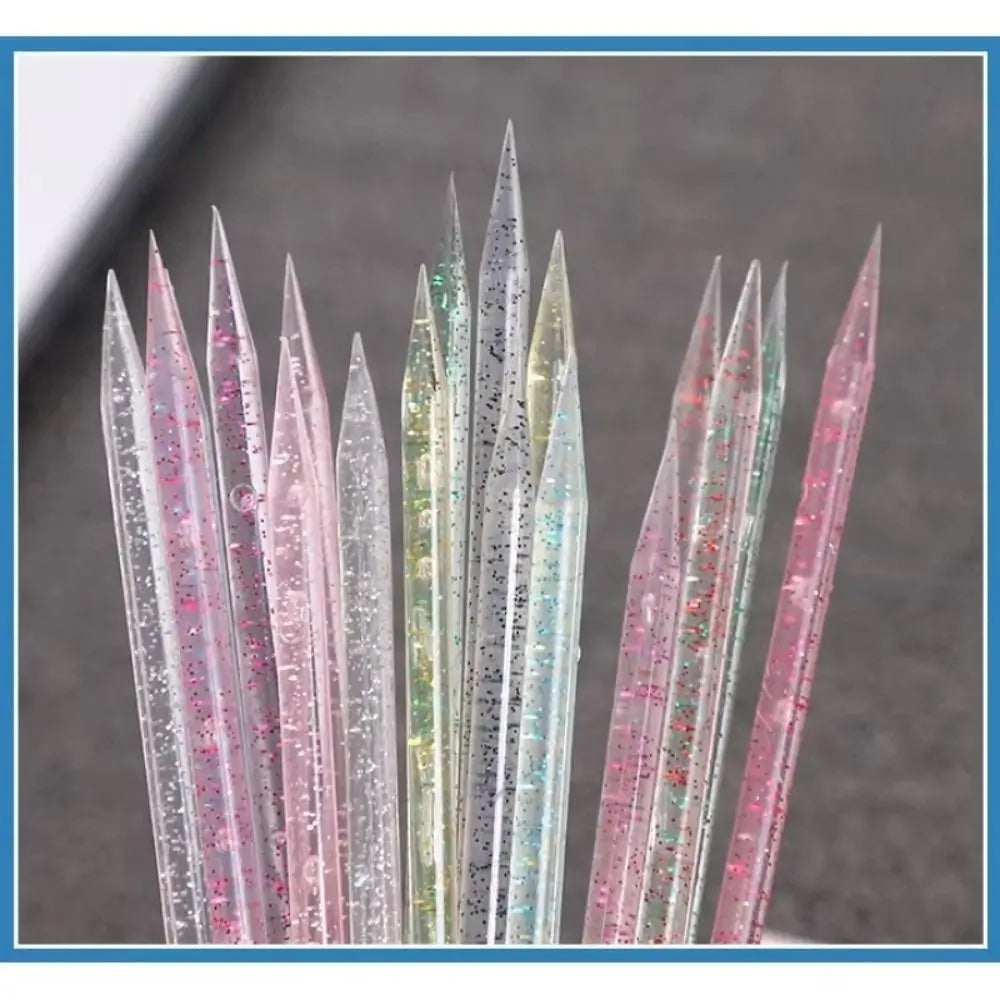 50 Reusable Crystal Stick Material Professional Design Double Head Zpaxo