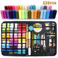 Portable Household Multi-function Sewing Kit Box DIY Embroidery Handwork Tool Needles Thread Scissor Set Travel Accessories Zpaxo ZXBDK226PCS