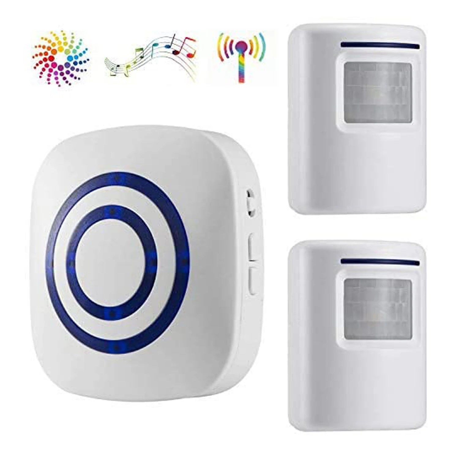 Wireless Motion Sensor Alarm System Indoor Driveway Alarm with Motion Detector Alert Receiver Home Security Zpaxo