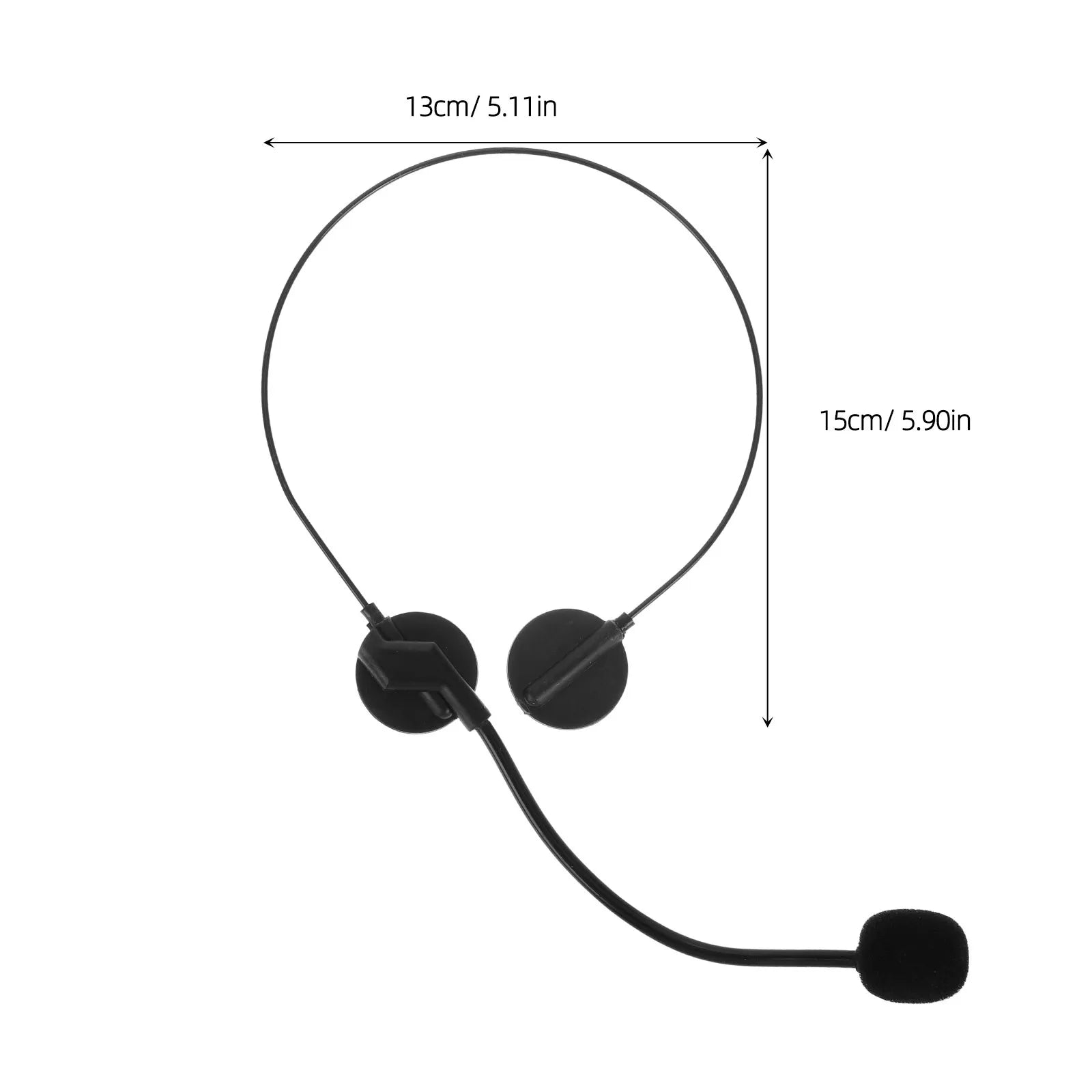 Microphone Headset Fake Rock Star Headpiece Mic Costume Accessories