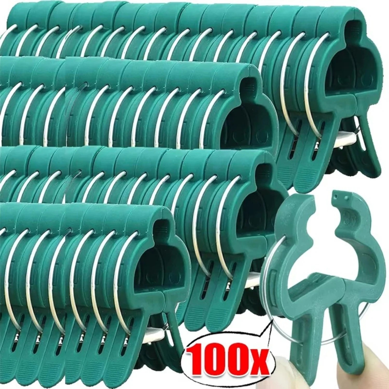 10 Plant Fixed Clips Reusable Garden Greenhouse Bracket Plants Vine