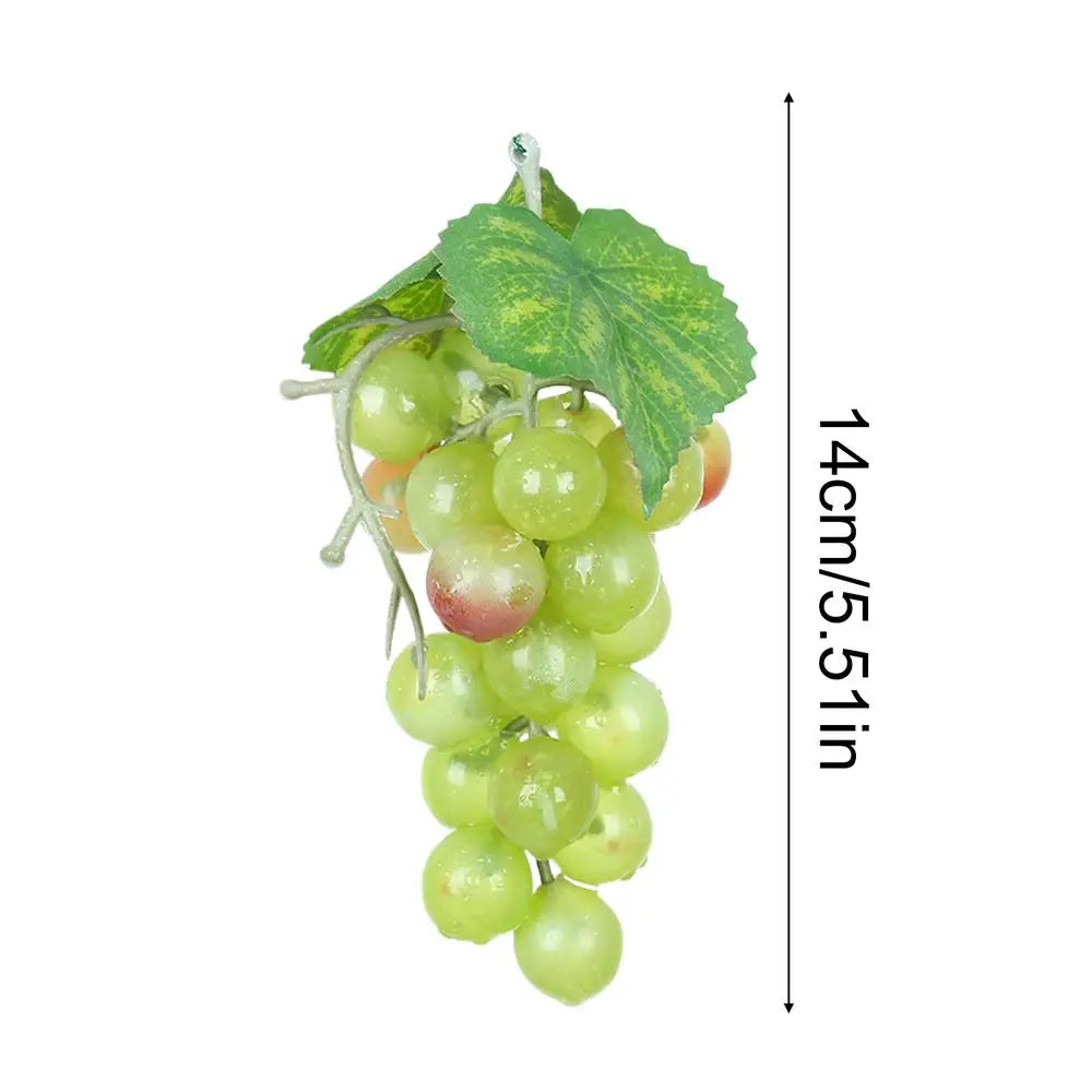 Artificial Grape Bunch – Realistic Faux Fruit Home & Event Decor Artificial Fruit Decor Zpaxo Green 1PC