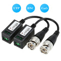 1 Pair UTP 202A Passive Transceiver Video Balun Connector BNC Cat5