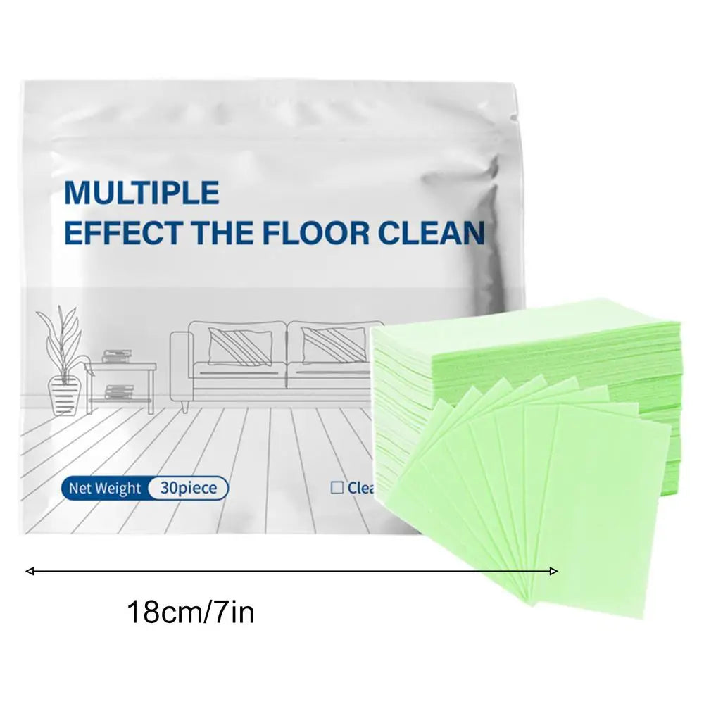 30Pcs Floor Cleaning Tablets Cleaner For Hardwood Laminate Tile & RV Walls Deodorization Shower Floor For Slippery Floor Clean Zpaxo Green