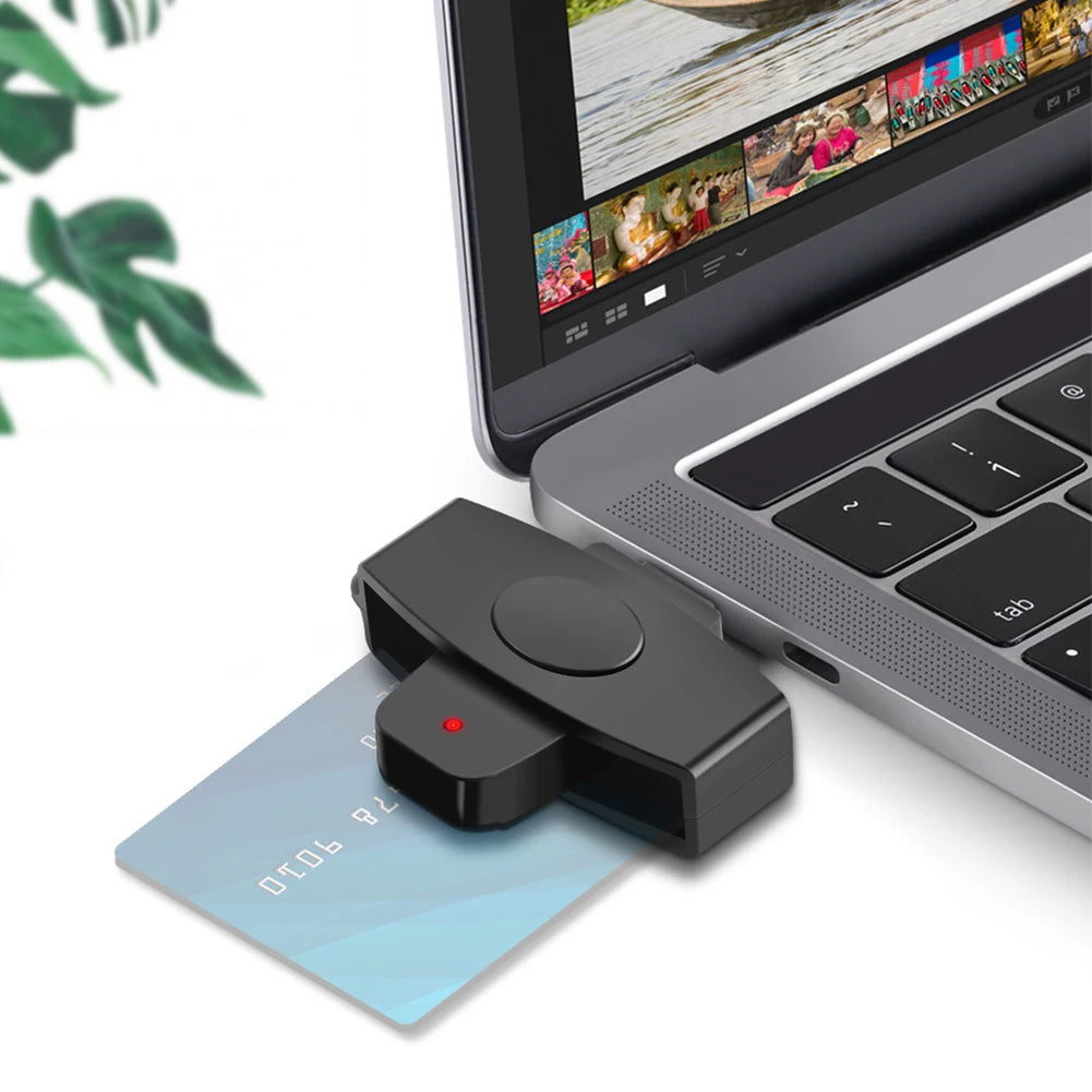 Card Reader Portable EMV Card External Reader Bank Tax Declaration Accessories Support for Windows for OS Zpaxo China Mainland