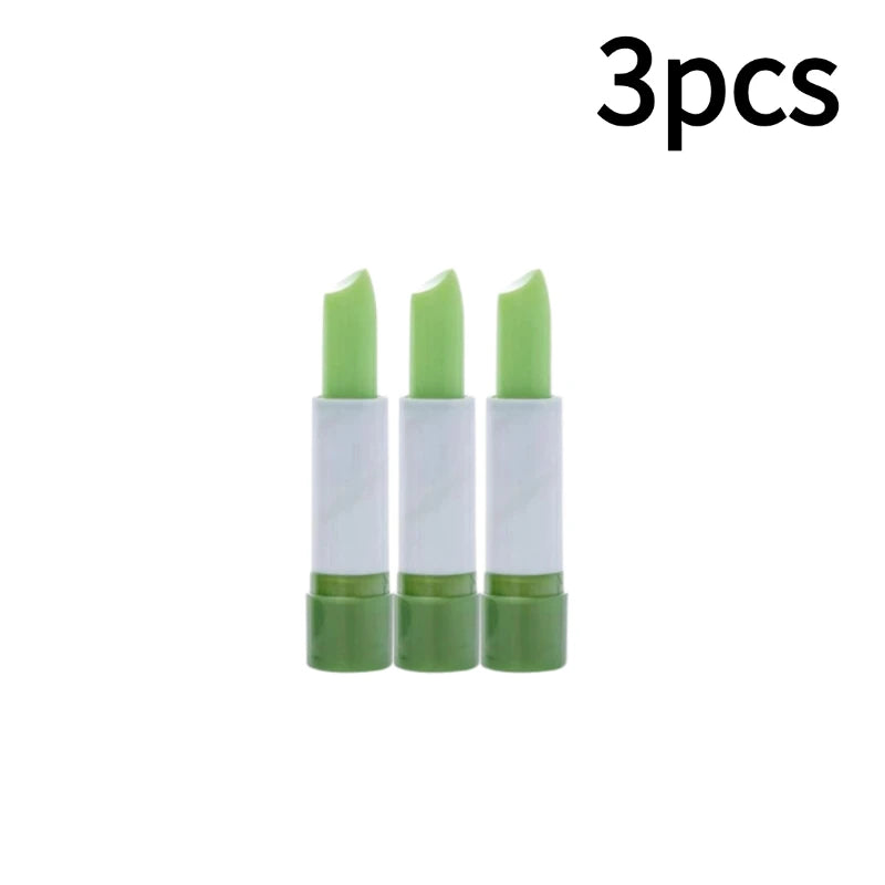 Aloe Vera Color Changing Lip Balm – Moisturizing & Nourishing Color Changing Lip Balm Zpaxo 3pcs