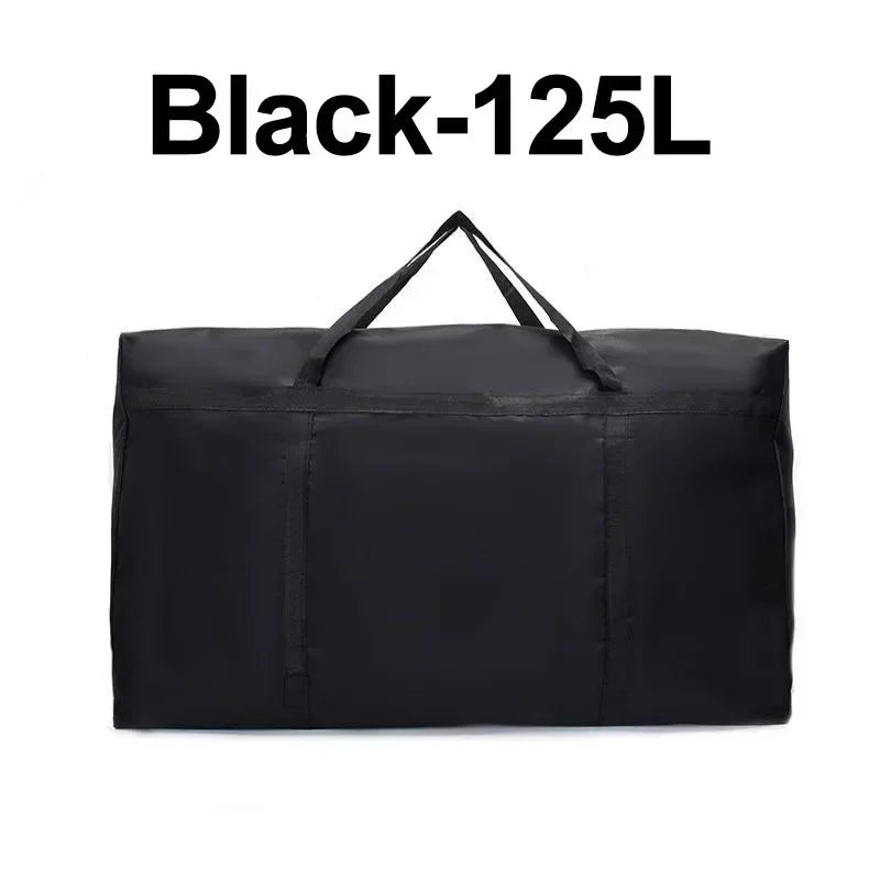 Extra Large Waterproof Moving Luggage Bags Laundry Shopping Bag Non-woven Fabric Cubes 80*48*25cm Home Storage Packing Tool Zpaxo 125L