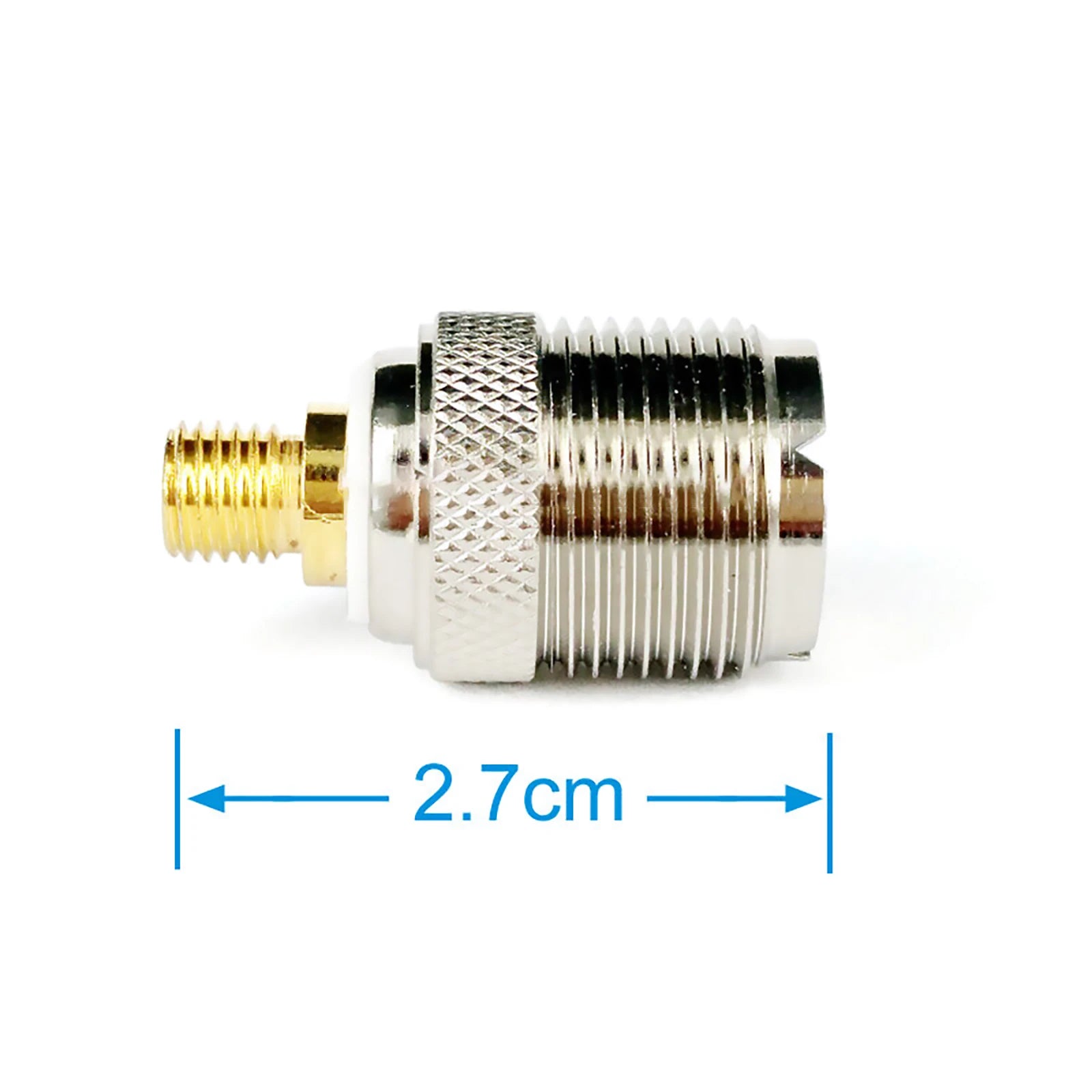 UHF SO239 Female Flat M6 Connector Car Antenna RF Coaxial Adapter