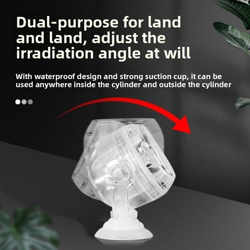 Color-Changing LED Aquarium Spotlight | USB Waterproof Fish Tank Light