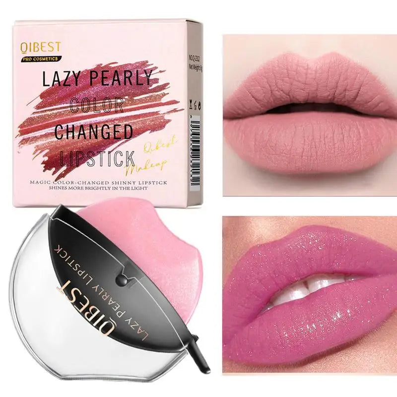 Lazy Pearl Lipstick – Waterproof Moisturizing Lip Gloss Pearl Lip Gloss Zpaxo
