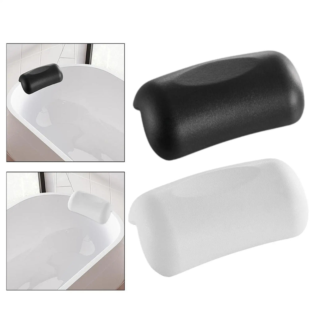 Bathtub Pillow Extra SPA Thick Ergonomic Headrest Soft Bath Pillow for Tub for Head Bathroom Essentials Neck Hot Tubs Shoulder Zpaxo