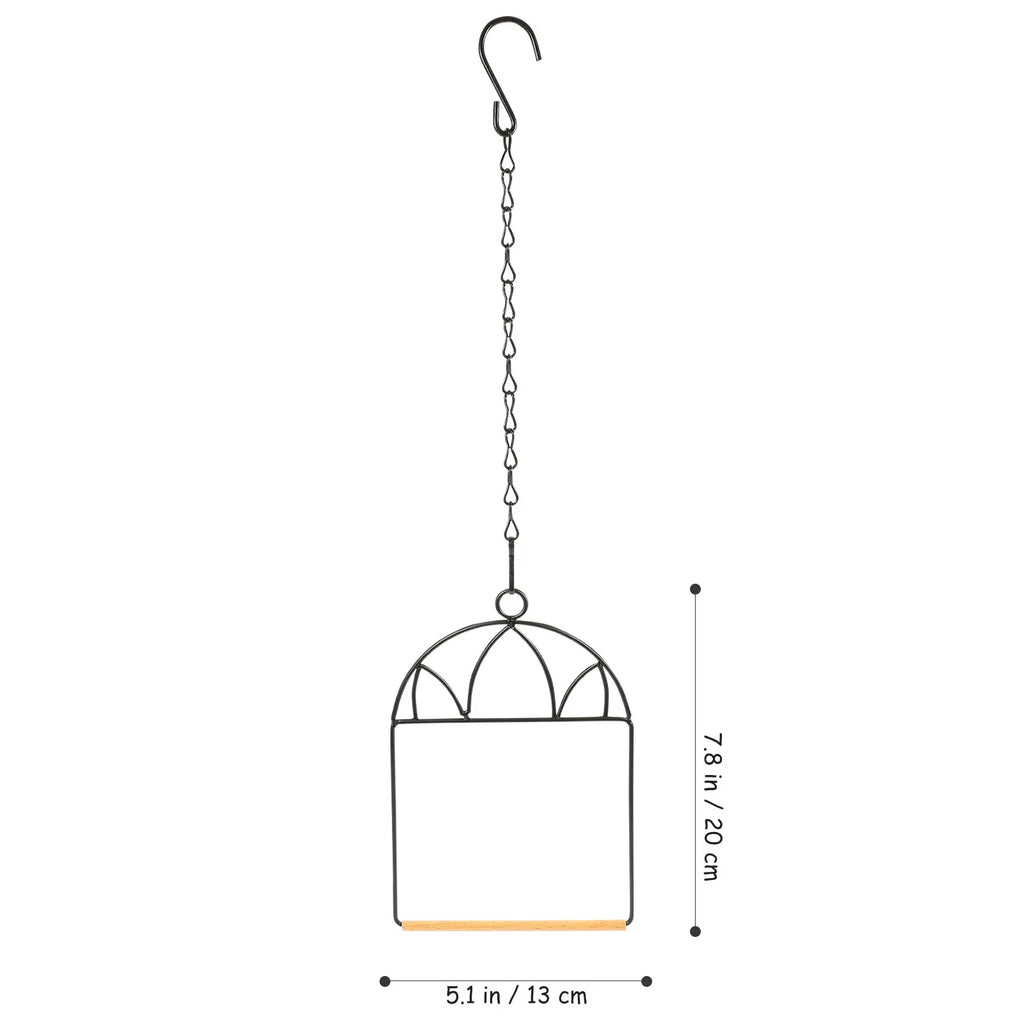 3Sets Metal Bird Perch Stand Portable Parrot Training Rack Indoor