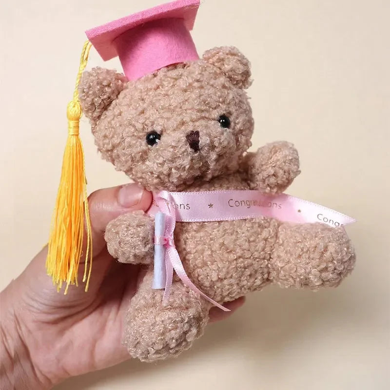 Graduation Bear Plush Bears Pink Stuffed Graduate Student Souvenir